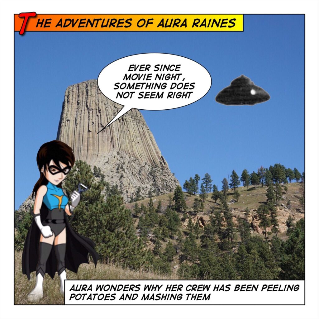 Aura investigates strange things at Devil’s Tower