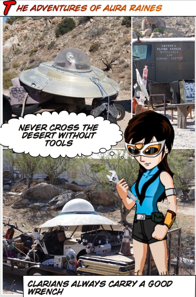 Desert Reflections Flying Saucer Repair