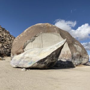 Giant Rock after the Split. Saucer Nuts