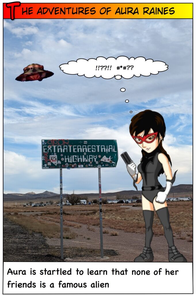 Famous Aliens - Adventures of Aura Raines